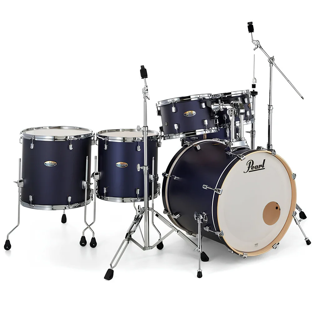 PEARL DMP926S/C207 Decade Maple Ultramarine Velvet 6 Parça (22B/10T/12T/14F/16F/14S) Aksamlı Akustik Davul Seti