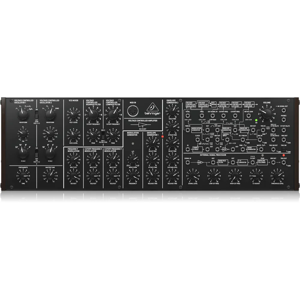 BEHRINGER K-2 MK II Yarı Modüler Analog Synthesizer