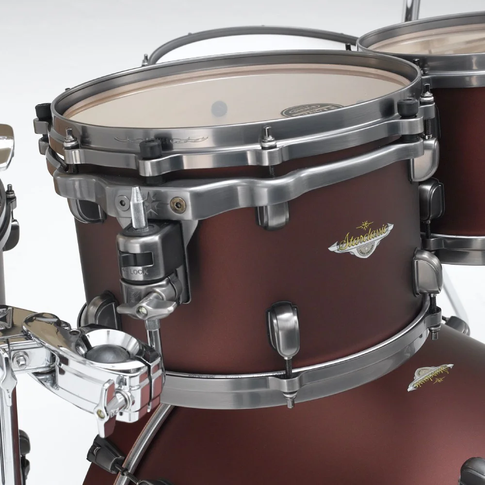 TAMA MA42TZUS-FBM Starclassic Maple Flat Burgundy Metallic 4 Parça (22B/10T/12T/16F) Akustik Davul Seti
