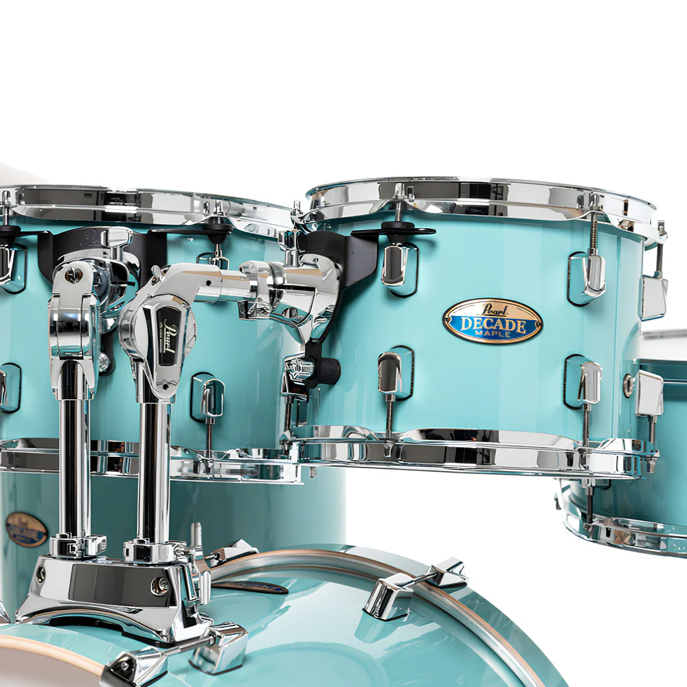 PEARL DMP905/C884 Decade Maple Turkuaz 5 Parça (20B/10T/12T/14F/14S) Aksamlı Akustik Davul Seti