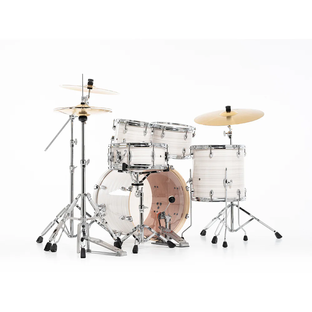 PEARL EXX705NBR/C777 Export EXX Slipstream White 5 Parça (20B/10T/12T/14F/14S) HWP-834 Aksam Setli ve Sabian SBR Zil Setli Akustik Davul Seti