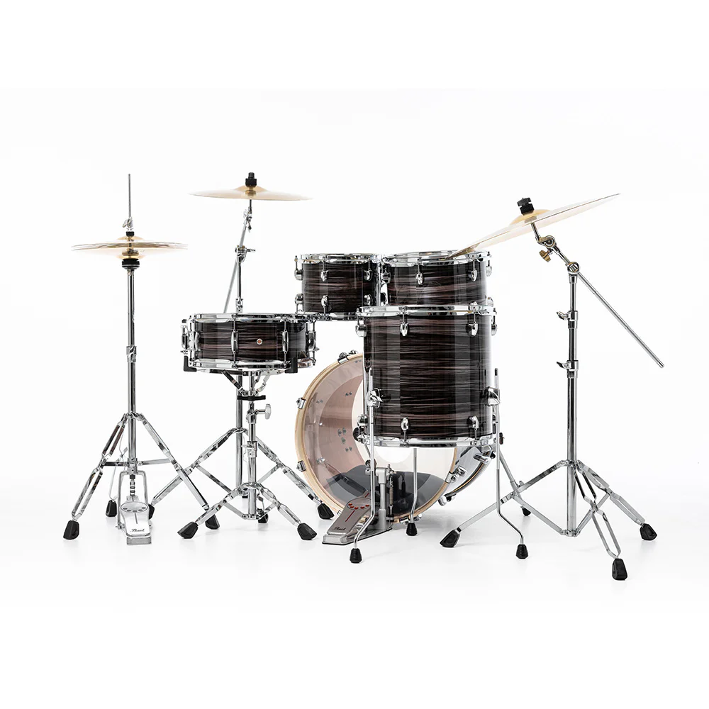 PEARL EXX705NBR/C779 Export EXX Metallic Amethyst Twist 5 Parça (20B/10T/12T/14F/14S) HWP-834 Aksam Setli ve Sabian SBR Zil Setli Akustik Davul Seti