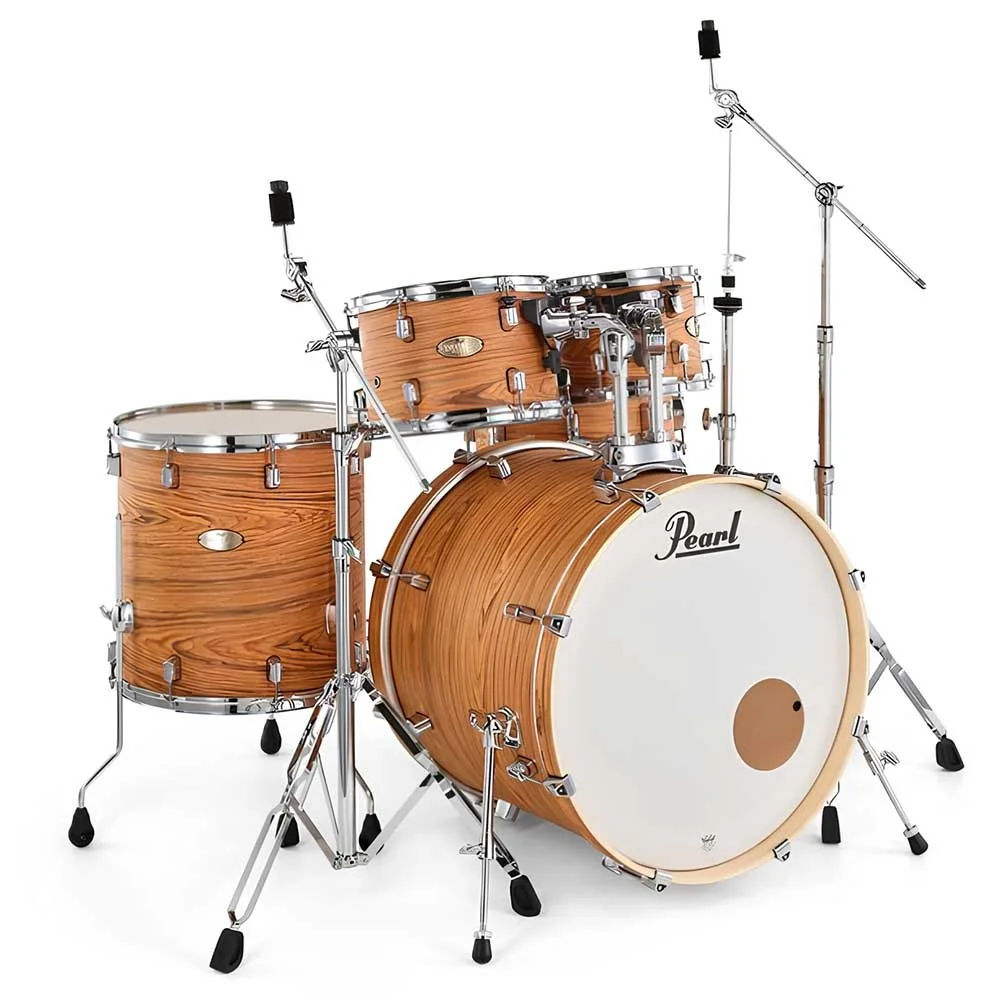 PEARL DMPA905/C876 Decade Maple Artisan Satin Caramel Veil 5 Parça (20B/10T/12T/14F/14S) Aksamlı Akustik Davul Seti