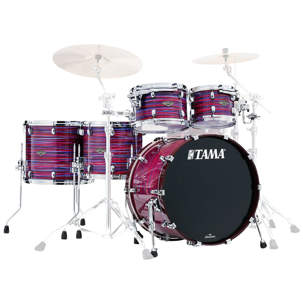 TAMA WBS52RZS-LPO Starclassic Walnut/Birch Lacquer Phantasm Oyster 5 Parça (22B/10T/12T/14F/16F) Akustik Davul Seti