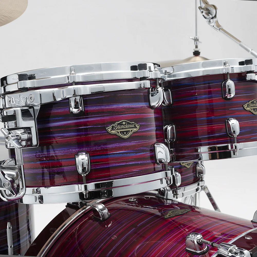 TAMA WBS52RZS-LPO Starclassic Walnut/Birch Lacquer Phantasm Oyster 5 Parça (22B/10T/12T/14F/16F) Akustik Davul Seti
