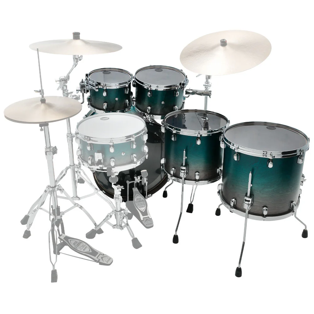 TAMA WBS52RZS-SPF Starclassic Walnut/Birch Satin Sapphire Fade 5 Parça (22B/10T/12T/14F/16F) Akustik Davul Seti