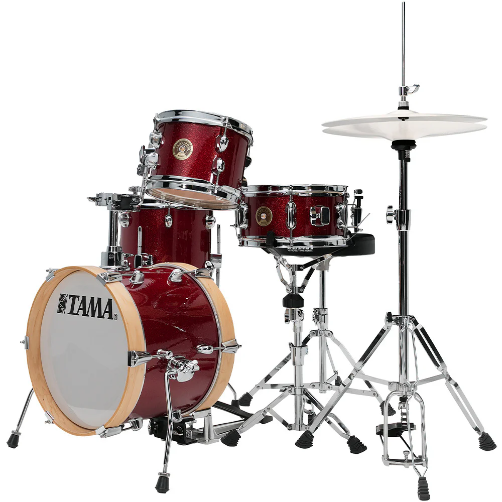 TAMA LJK44H4-CPM Club-Jam Flyer Candy Apple Mist (14B/8T/10F/10S) 4 Parça Aksamlı Akustik Davul Seti