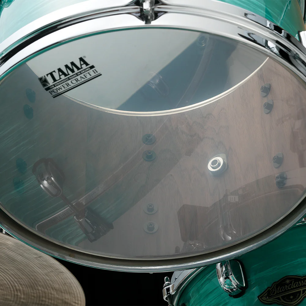 TAMA WBR30RS-SGS Starclassic Walnut/Birch Surf Green Silk 3 Parça (20B/12T/14F) Aksutik Davul Seti