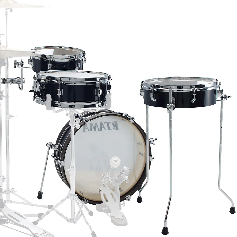 TAMA LJK48P-HBK Club-JAM Pancake Hairline Black 4 Parça (18B/10T/13F/12S) Akustik Davul Seti