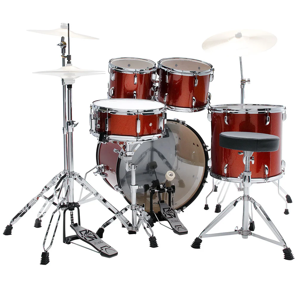 TAMA ST58H6-SCP Stagestar Scorched Copper Sparkle 5 Parça (18B/10T/12T/14F/14S) Aksamlı Akustik Davul Seti