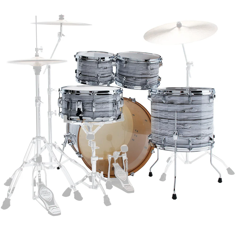 TAMA CK52KRS-ICA Superstar Classic Ice Ash Wrap 5 Parça (22B/10T/12T/16F/14S) Akustik Davul Seti