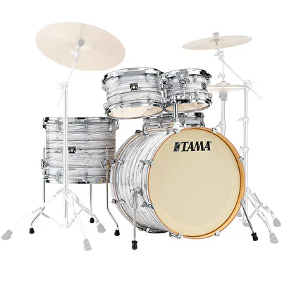 TAMA CK52KRS-ICA Superstar Classic Ice Ash Wrap 5 Parça (22B/10T/12T/16F/14S) Akustik Davul Seti