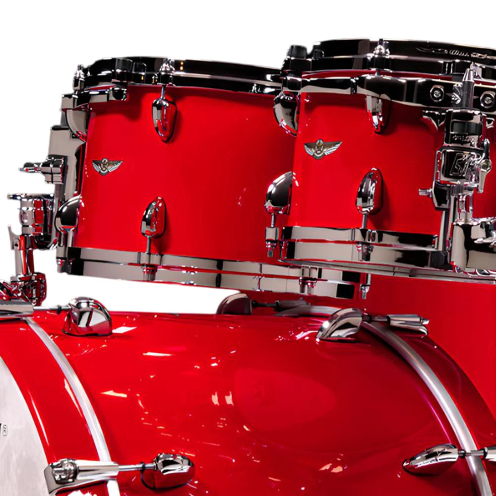 TAMA TM42RZSS-SDR STAR Maple Solid Candy Red 4 Parça (22B/10T/12T/16F) Akustik Davul Seti