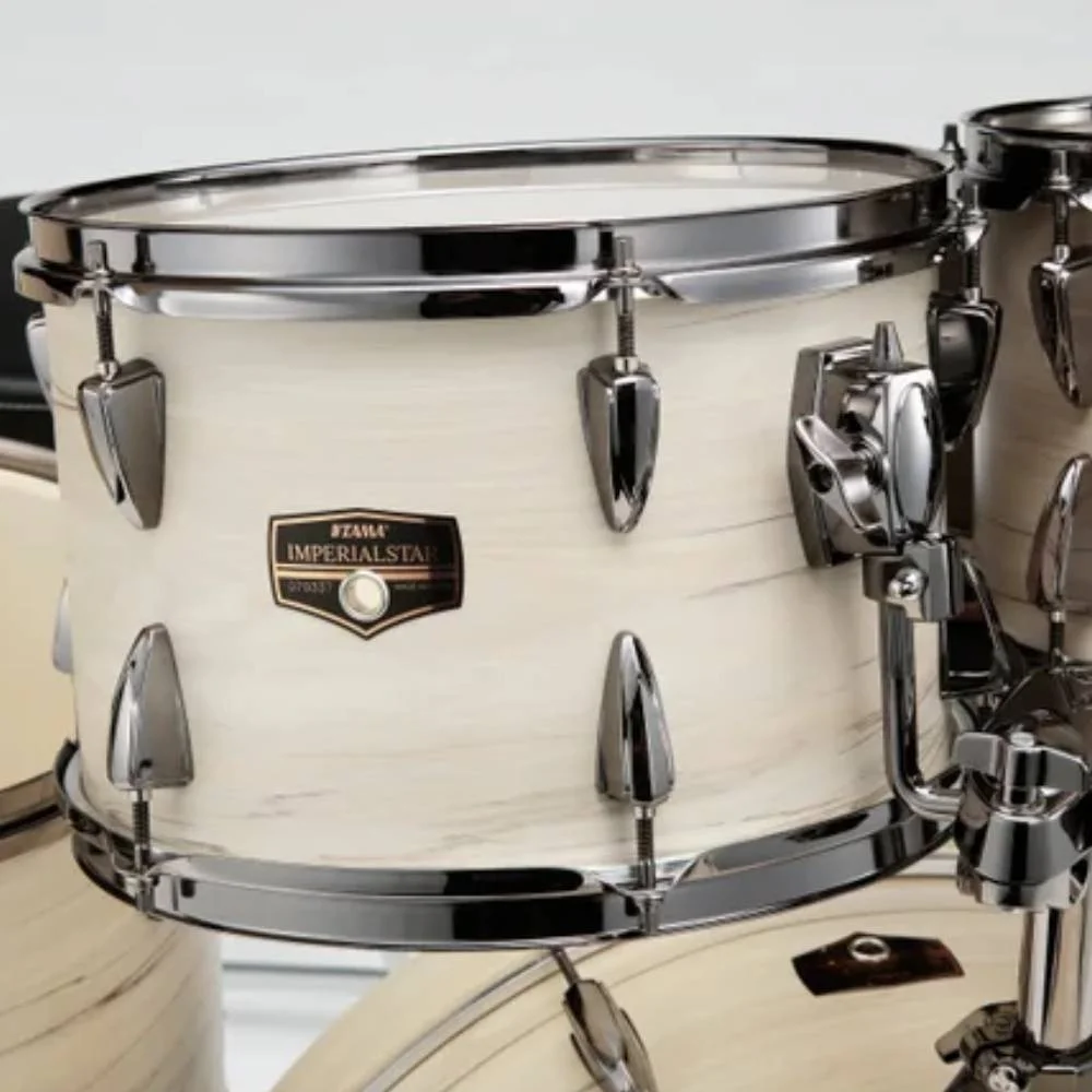 TAMA IP62H6WBN-WBW - Imperialstar White Birch Wrap 6 Parça (22B/10T/12T/14F/16F/14S) Aksamlı Akustik Davul Seti