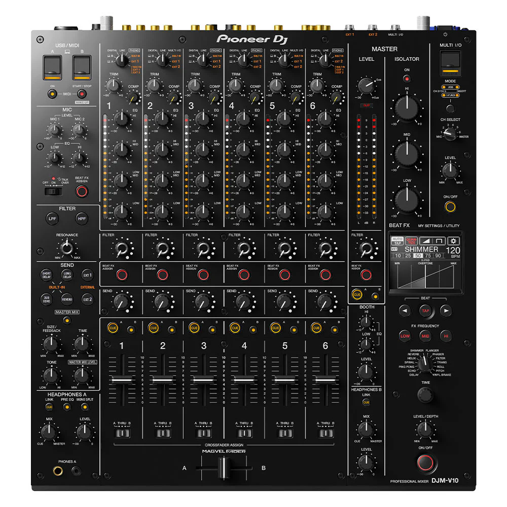 PIONEER DJ DJM-V10 6 Kanal DJ Mikseri