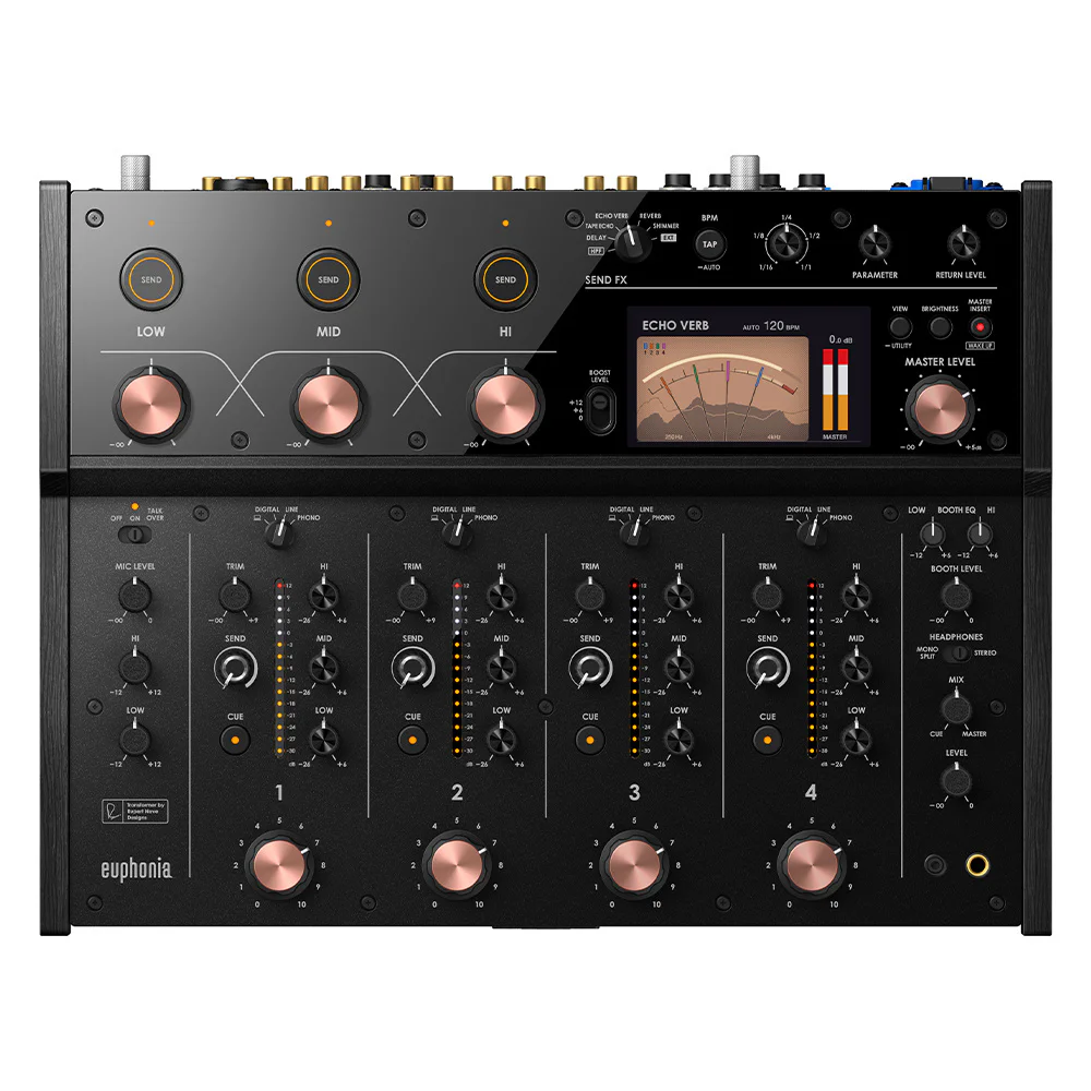 ALPHATHETA Euphonia 4 Kanal Rotary DJ Mikser