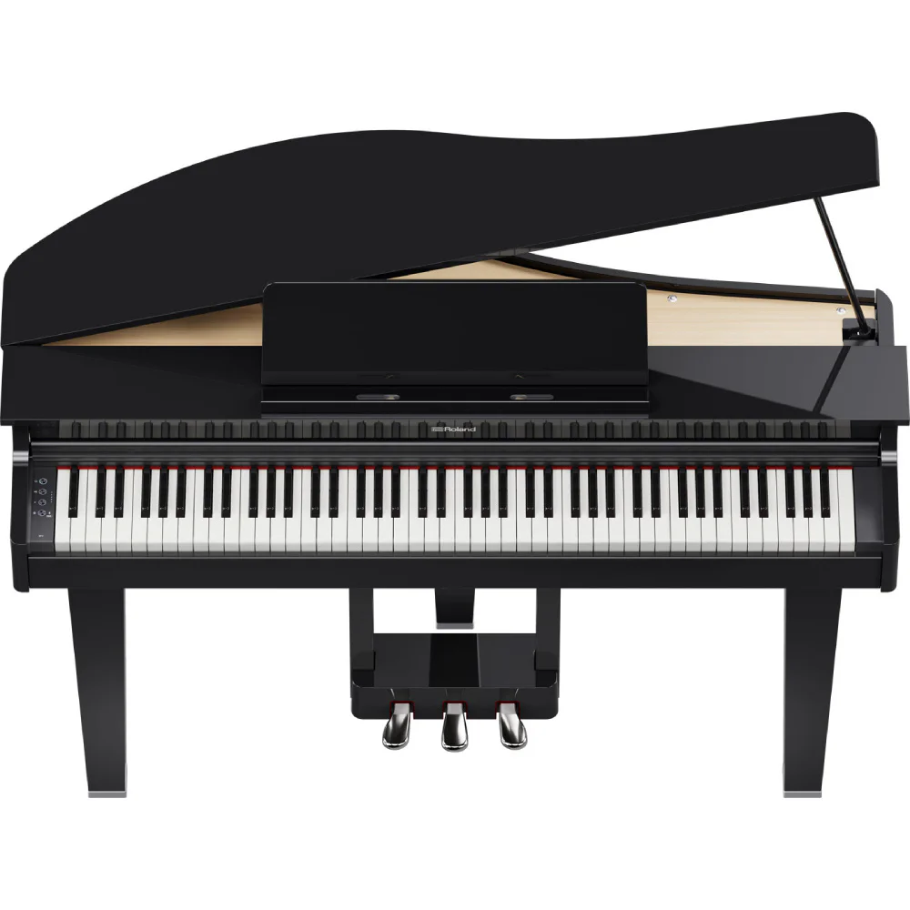 ROLAND GP-3-PE Parlak Siyah Mini Kuyruklu Dijital Piyano