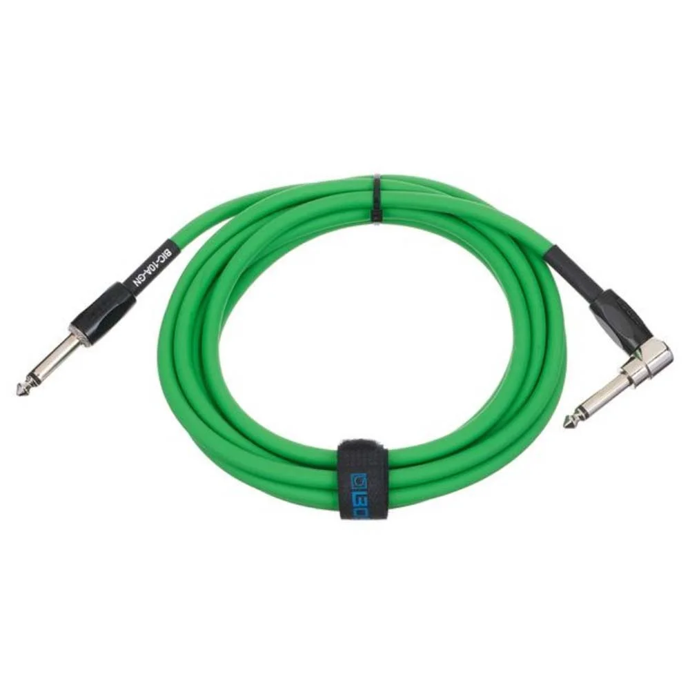 BOSS BIC-10A-GN Düz/L Uç 3 Metre Yeşil Enstrüman Kablosu