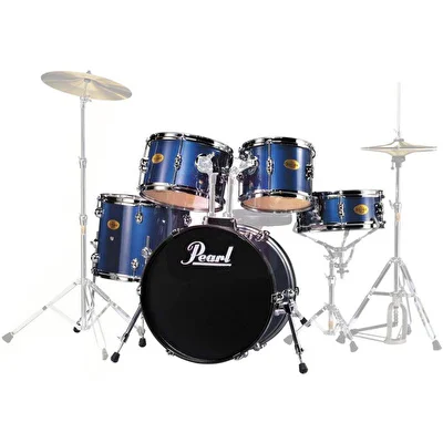 PEARL TG685C/72 Target Series High Voltage Blue 5 Parça (18B/10T/12T/14F/13S) Akustik Davul Seti