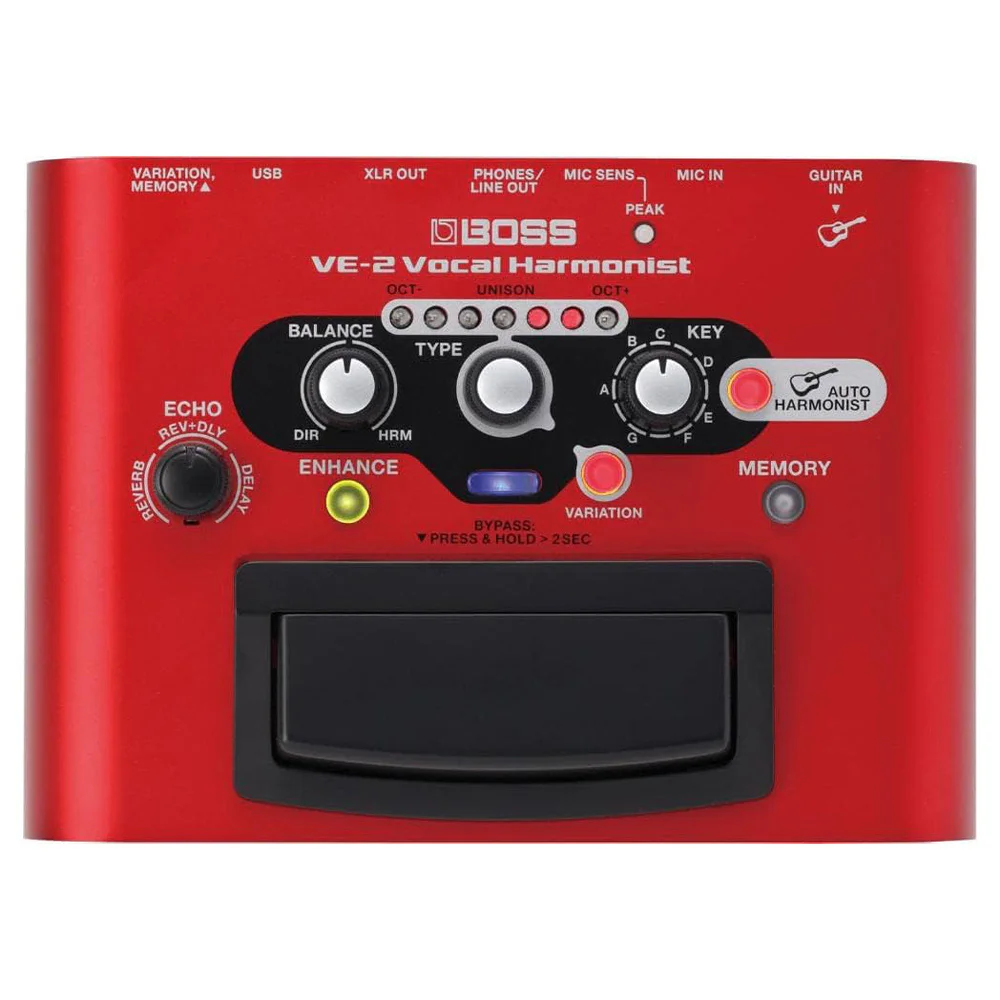 Boss VE-2 Vocal Harmonist Vokal Prosesörü