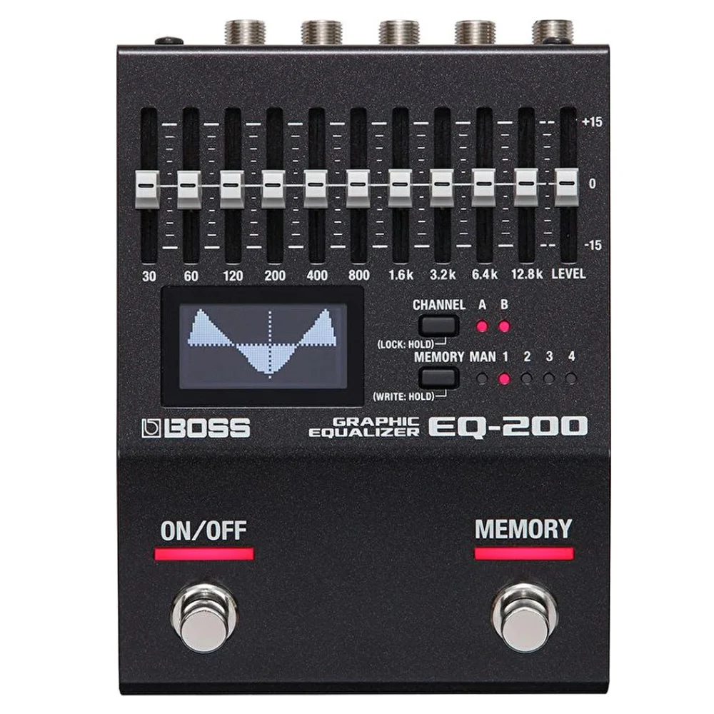 BOSS EQ-200 Programmable Stereo Graphic Equalizer Pedalı