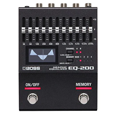 BOSS EQ-200 Programmable Stereo Graphic Equalizer Pedalı