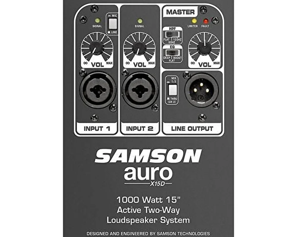 SAMSON Auro X15D 1000 Watt 2-Yollu Aktif Kabin