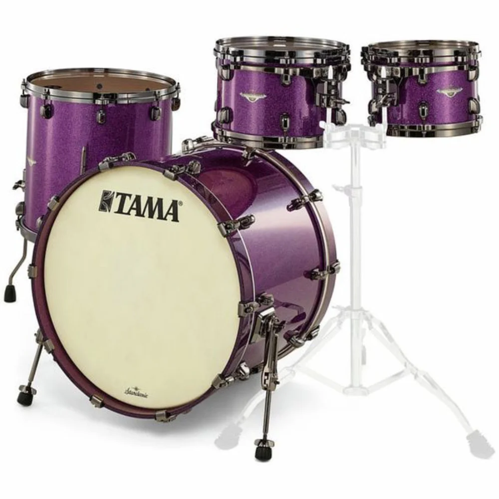 TAMA MA42TZUS-DPP Starclassic Maple Deeper Purple 4 Parça (22B/10T/12T/16F) Akustik Davul Seti