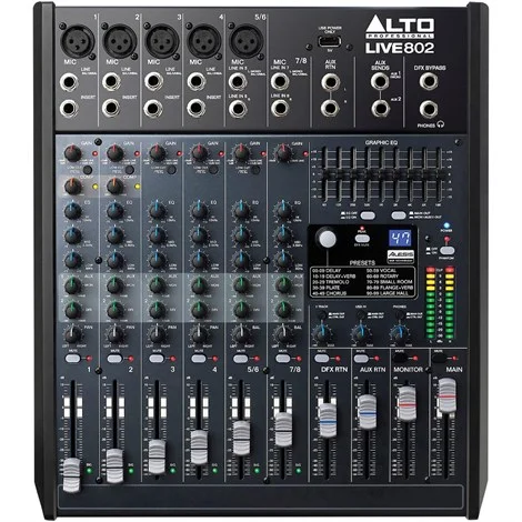 ALTO LIVE802 6-kanal Ses Mikseri
