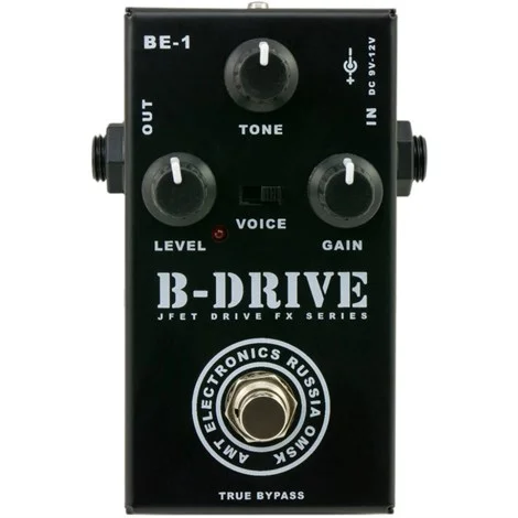 AMT BE-1 overdrive gitar pedalı, (klasik Britanya tarzı)