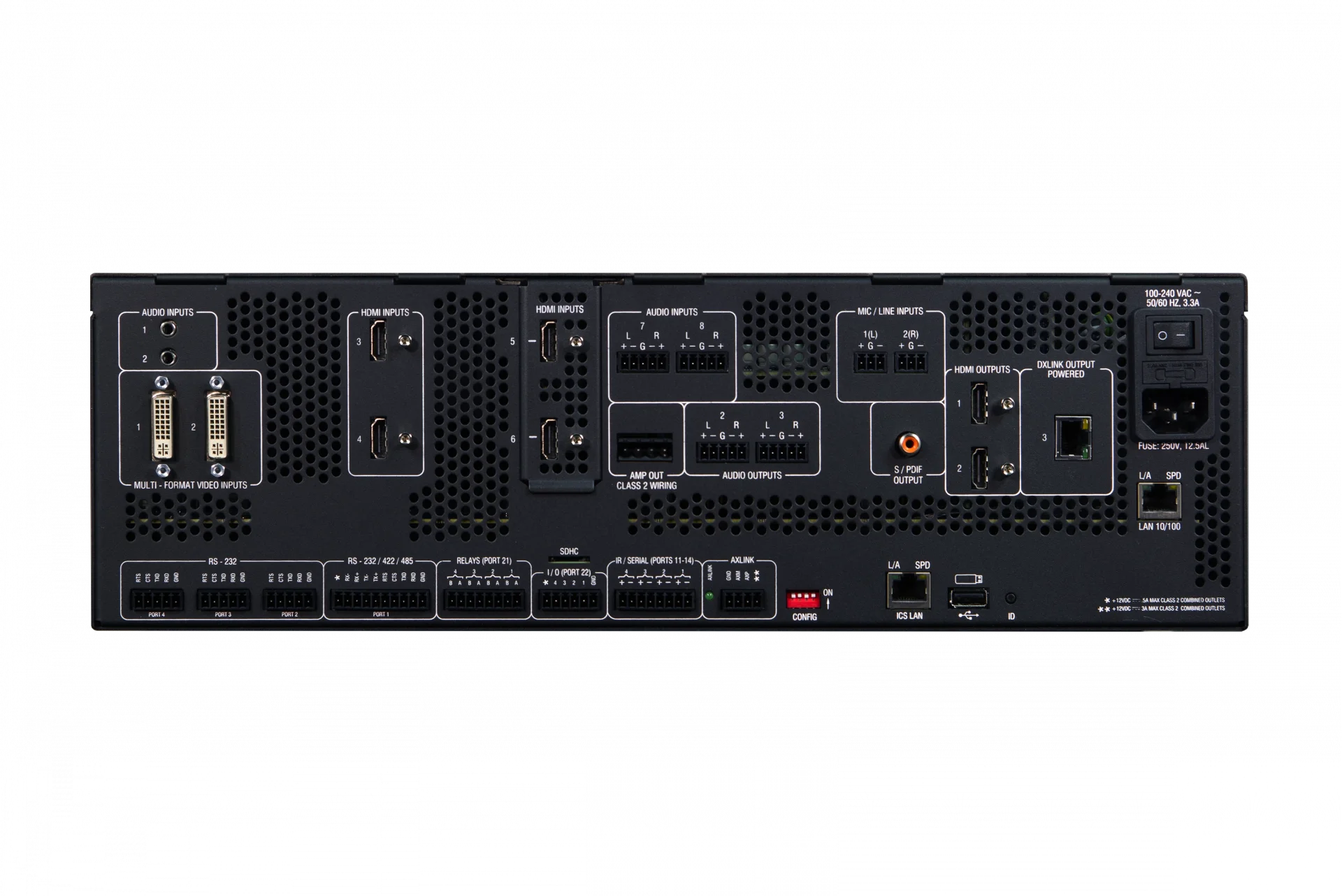 AMX DVX-2250HD-SP 6x3 All-In-One Presentation Switchers