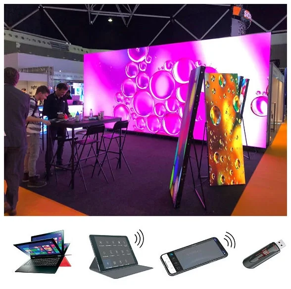 Avaled Panel P5 Outdoor Fixed 960x960x105 mm. 3840 Hz. Front service IP65