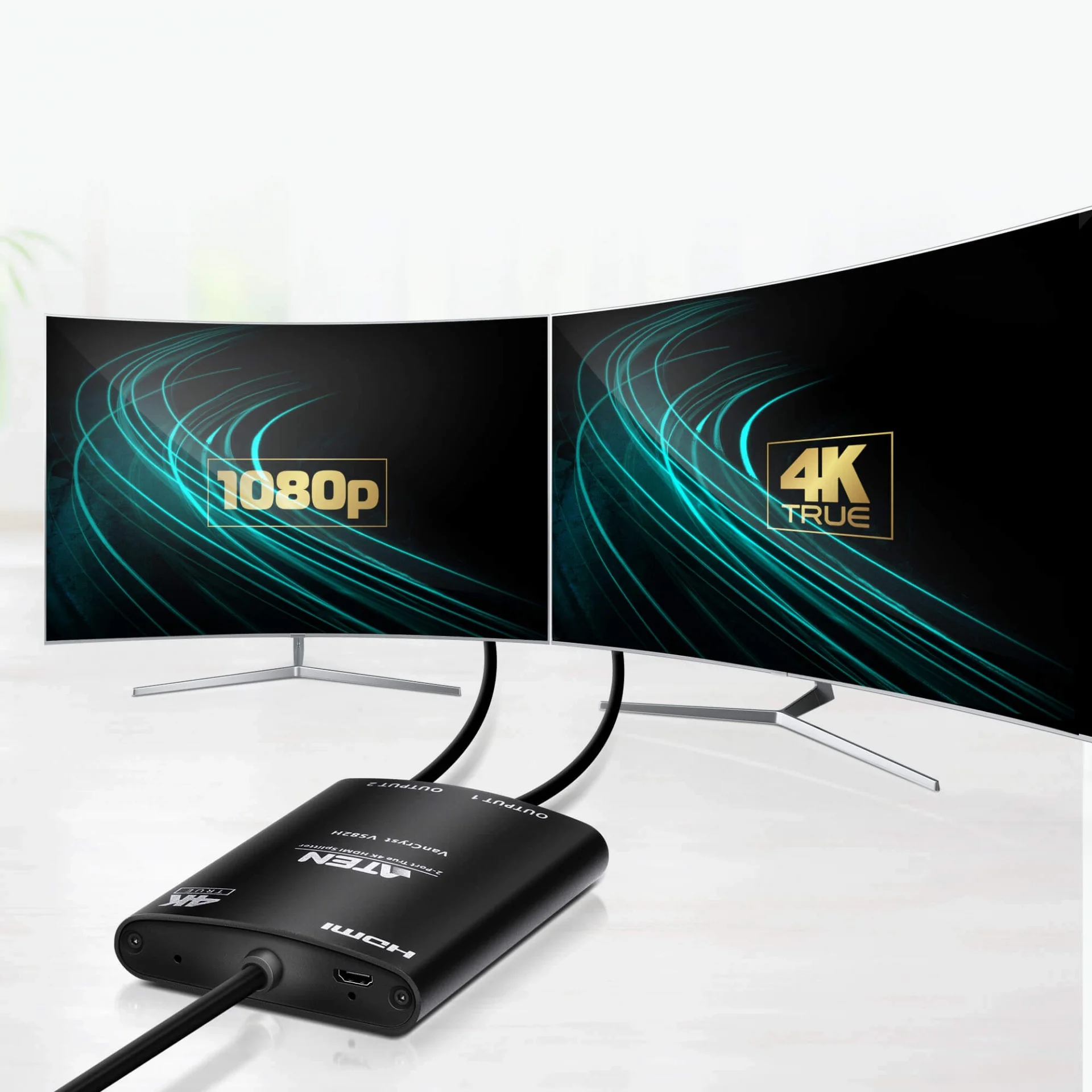Aten VS82H 2-Port True 4K HDMI Splitter
