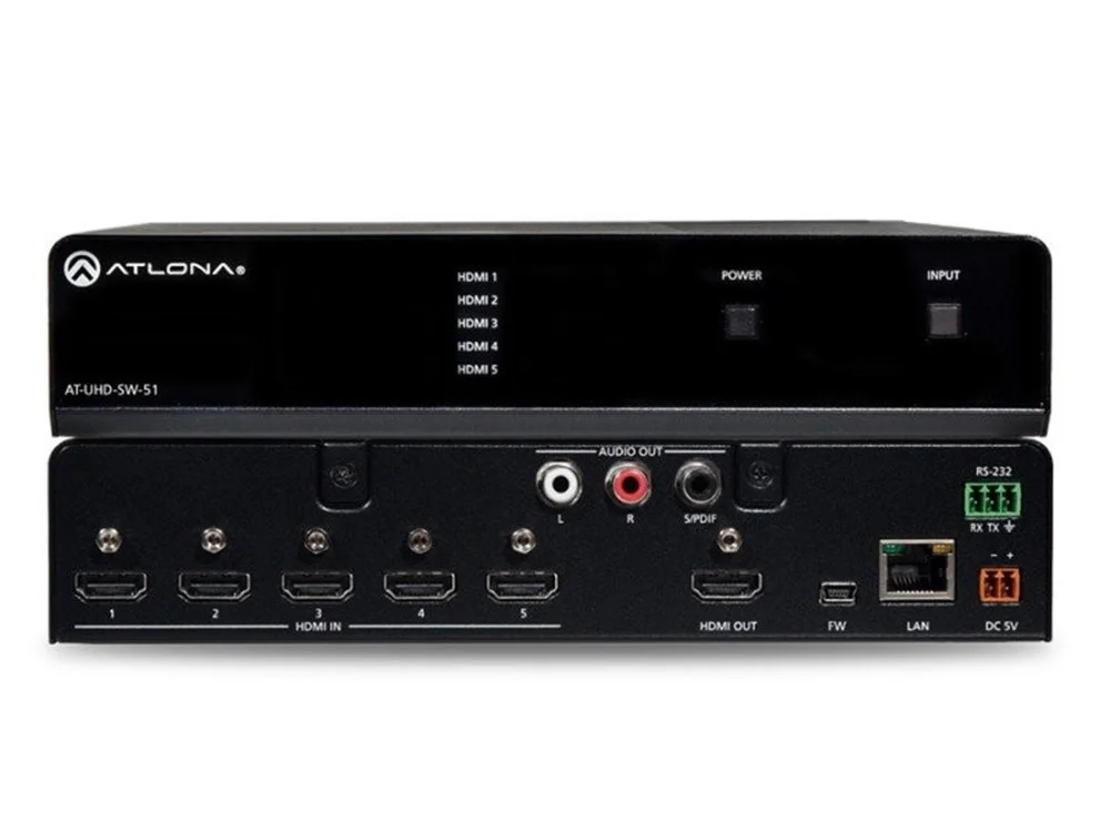 Atlona At-Uhd-Sw-51 5X1 Hdmı Switcher