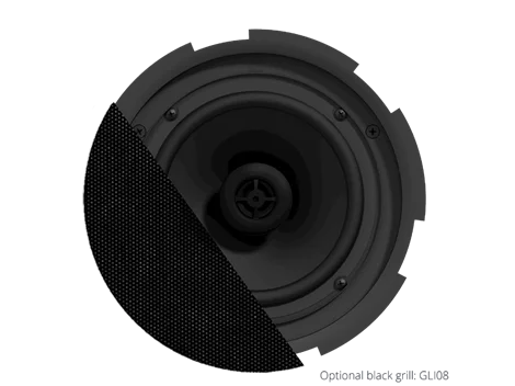 Audac CIRA840D 2-yollu 8" tavan Hoparlör 80W/prg 16-ohm, beyaz
