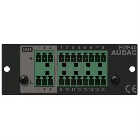 Audac FMP40 SourceCon™ voice file media player module