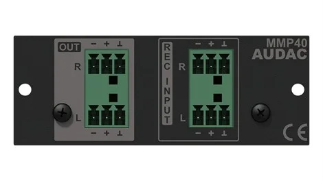 Audac MMP40 SourceCon™ media player &amp; recorder module