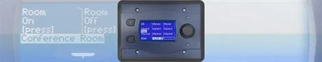 BSS BLU-10-BLK Touch screen programmable remote wall controller (Black)