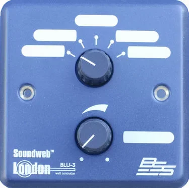 BSS BLU-3 5 position source/preset selector, level control (UK) wall controller