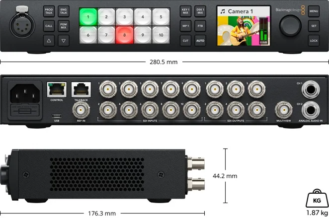 BlackMagic ATEM 1 M/E Constellation HD Canlı Prodüksiyon Switcher