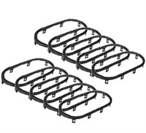 **** üretilmiyor *** Bosch DCN DISR SR Rim Silver Başkan/Delege Mikrofonu Çerçevesi 10`Lu Set