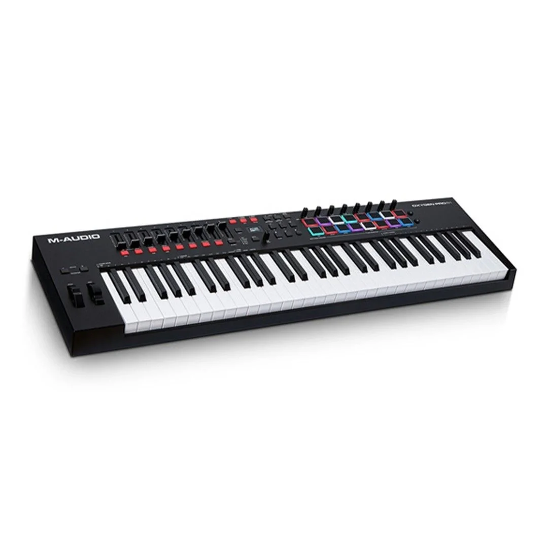 M-Audio Oxygen Pro 61 61 tuş, Yarı-ağır tuşe profesyonel USB/MIDI controller - Yeni nesil