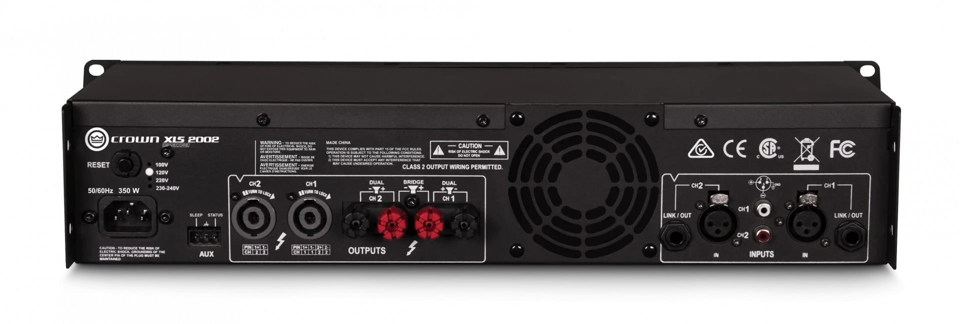Crown XLS-2002 2x650W/4-ohm DSP Power Amplifikatör