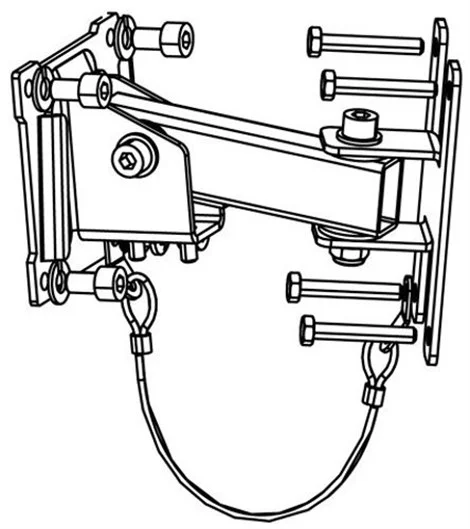 DAS AUDIO AXW-1 6-8-2x6" modelleri için Duvar Asma Aparatı
