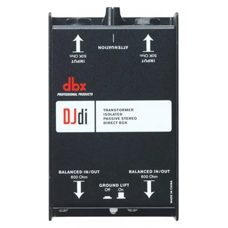 DBX DJDI 2 Kanal Pasif Di-Box