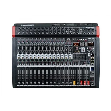 Decon DMP-162FX 16-kanal Powermixer 2x500W/4-ohm Bluetooth USB