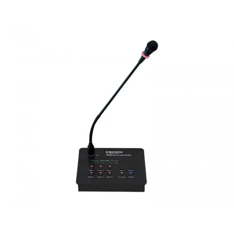 Decon DP-216 6-zone Anons Mikrofonu (DP-7206S, DP-7406S, DP-7606S ile kullanılır)