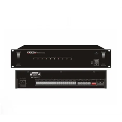 Decon DP-7211 10-kanal röle modülü, Volume kontrol beslemesi, Cat 5 sistem