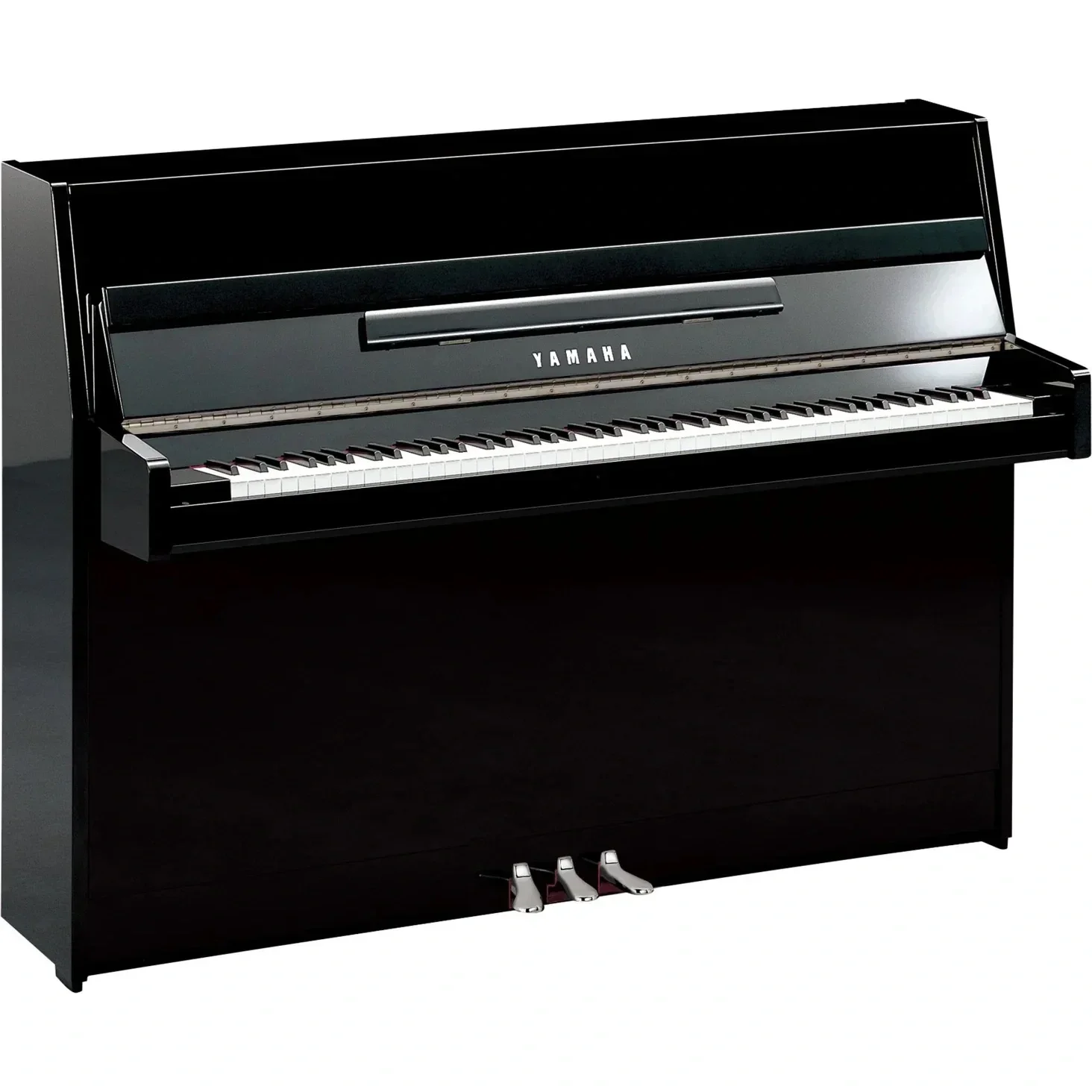 Yamaha B1 SC3PEC Krom Aksamli Silent Akustik Duvar Piyanosu (Parlak Siyah)