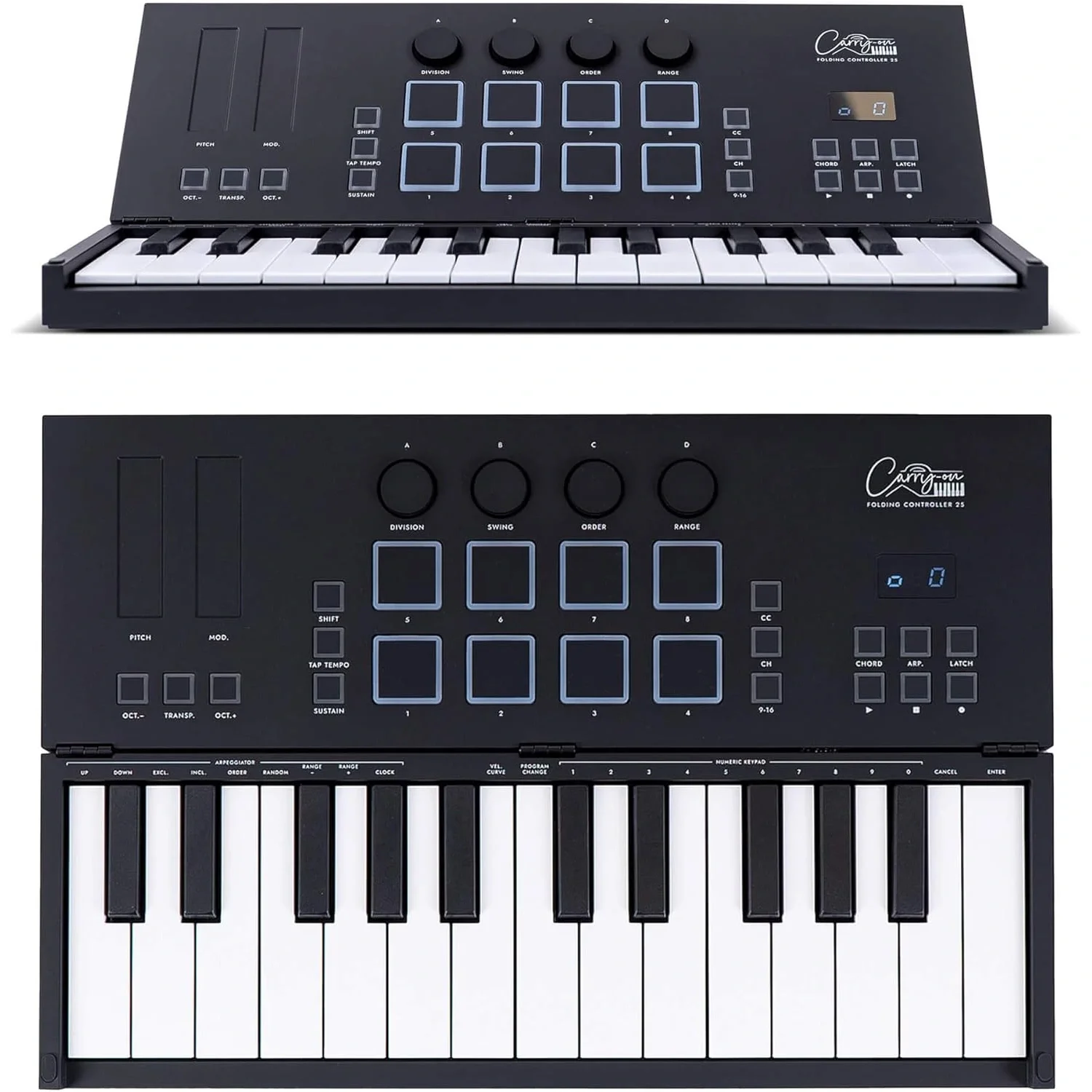 Blackstar Carry-On FC-25 25 Tuşlu Taşınabilir &amp; Katlanabilir Midi Klavye (Siyah)